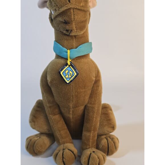 Scooby Doo Gnarling Plush Sitting Vintage 2002 Toy Network Cartoon Network 11" - Picture 2 of 7